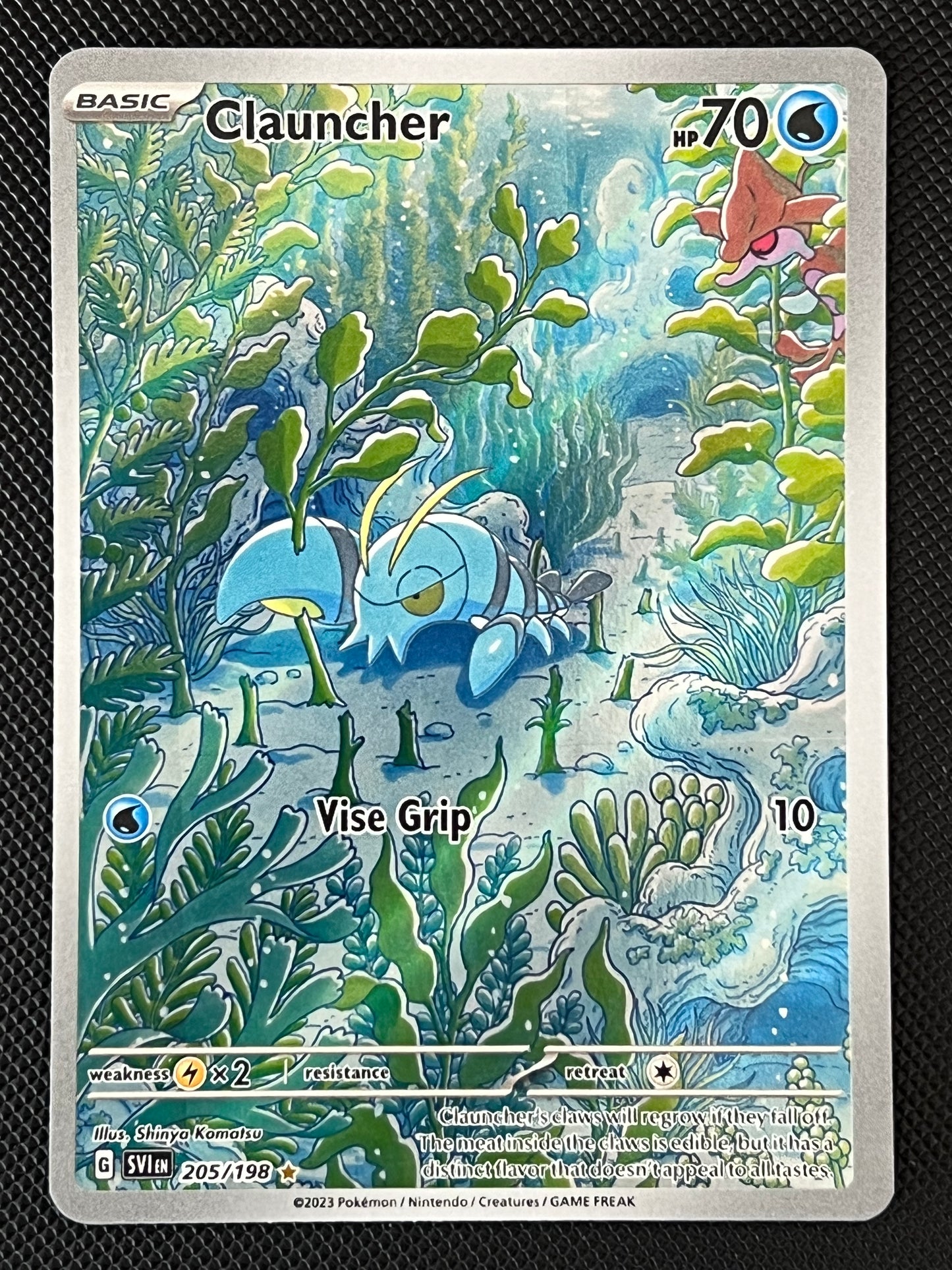 205/198 Clauncher - Pokémon Scarlet/Violet Base Illustration Rare