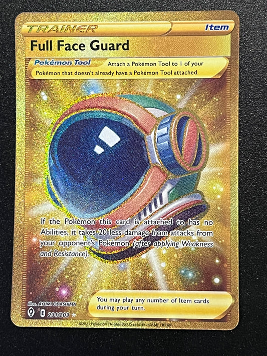 231/203 Full Face Guard - Evolving Skies Gold Secret Rare