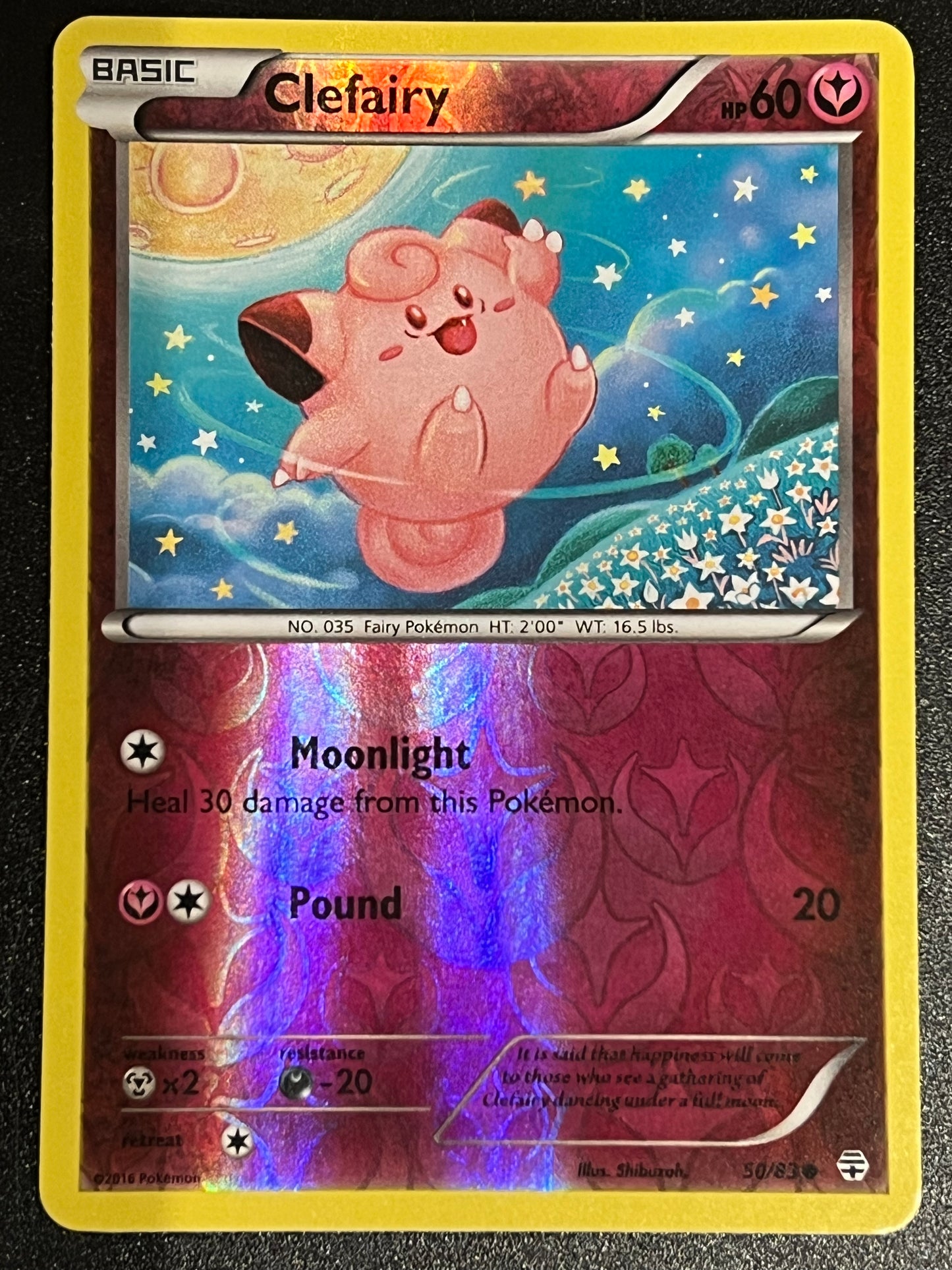 50/83 Clefairy - Pokémon Generations Common Reverse