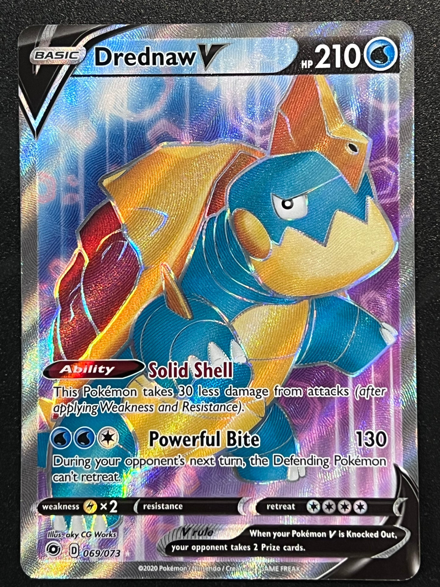 069/073 Drednaw V - Pokémon Champions Path Full Art