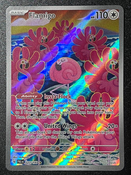 227/193 Flamigo - Pokémon Paldea Evolved Illustration Rare