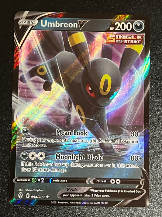 094/203 Umbreon V - Evolving Skies Ultra Rare