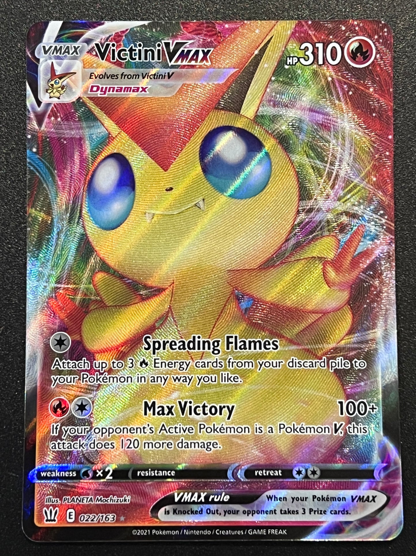 Victini VMax - 022/163 Battle Styles Rare Holo VMax