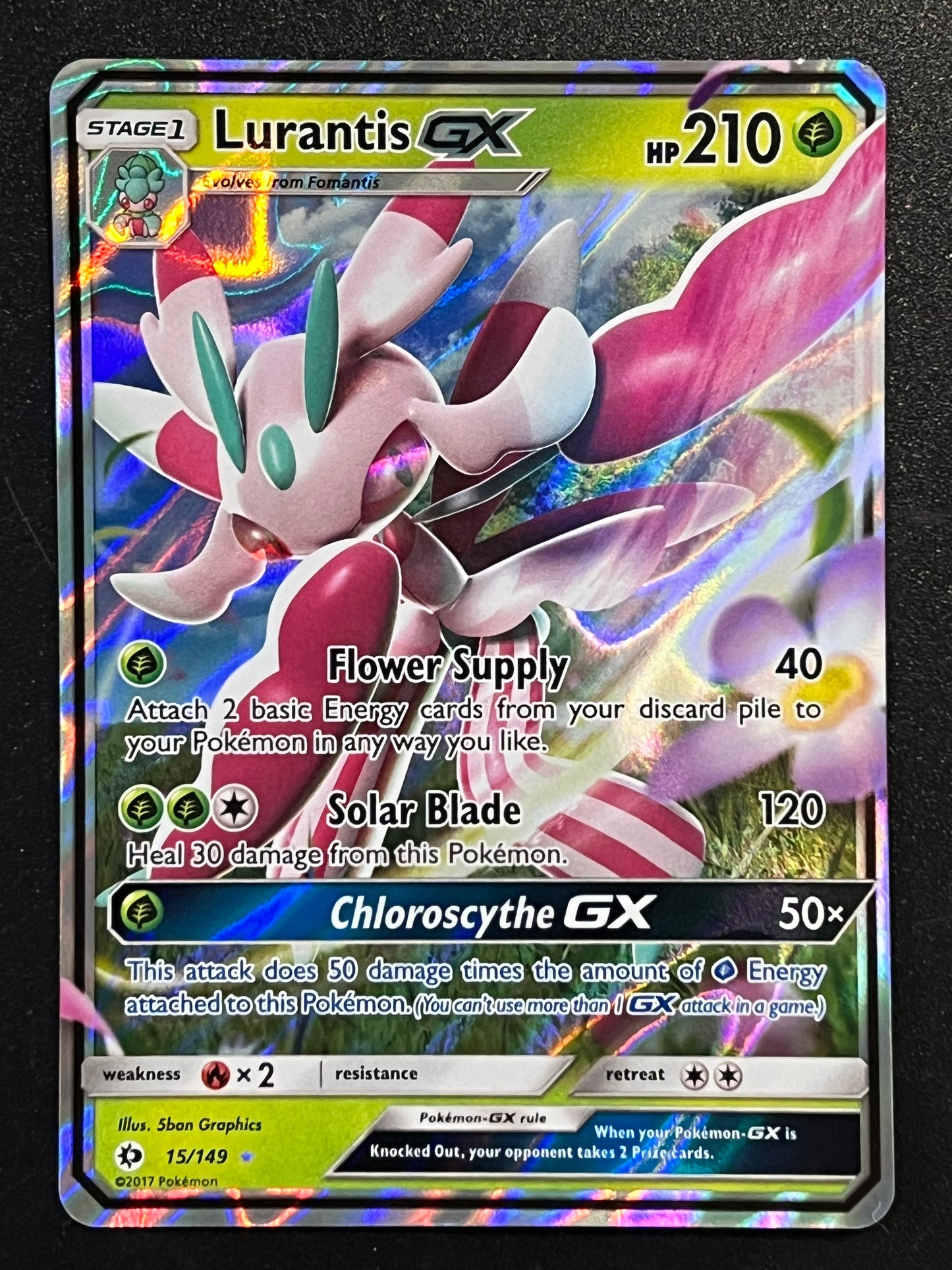 015/149 Lurantis Gx - Pokémon Sun/Moon Base Ultra Rare