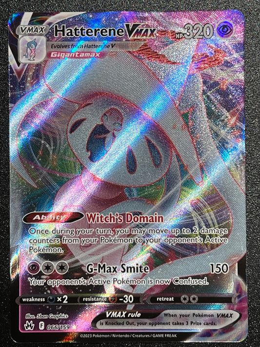 066/159 Hatterene VMax - Pokémon Crown Zenith Ultra Rare