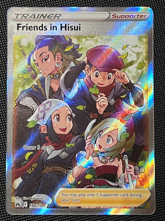 148/159 Friends in Hisui - Pokémon Crown Zenith Full Art