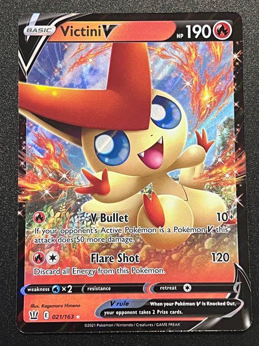 Victini V - 021/163 Battle Styles Rare Holo V