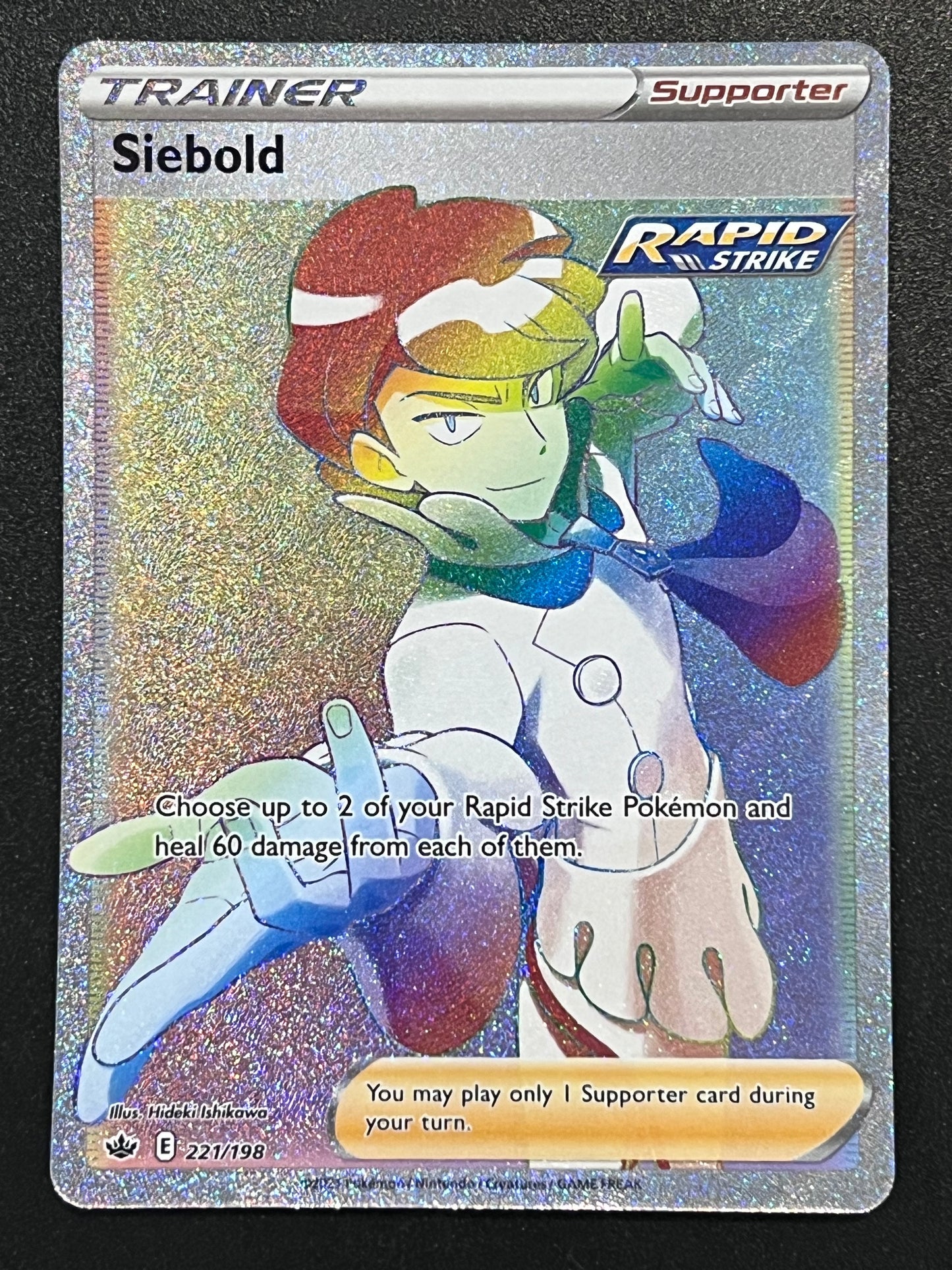 Siebold - 221/198 Chilling Reign Rainbow Rare Holo