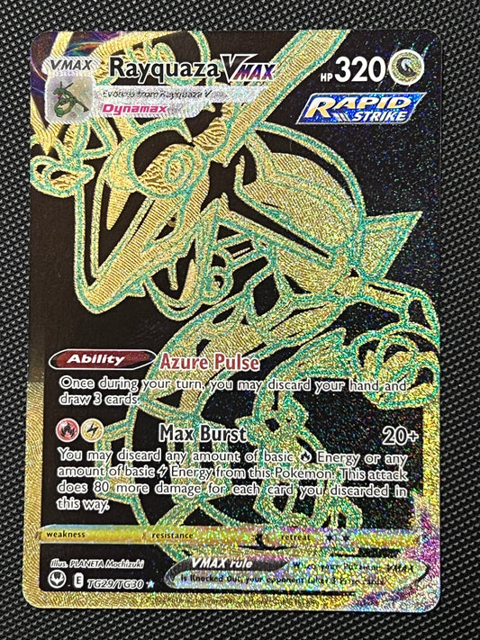 Rayquaza Vmax- TG29/TG30 Silver Tempest Rare Secret Holo