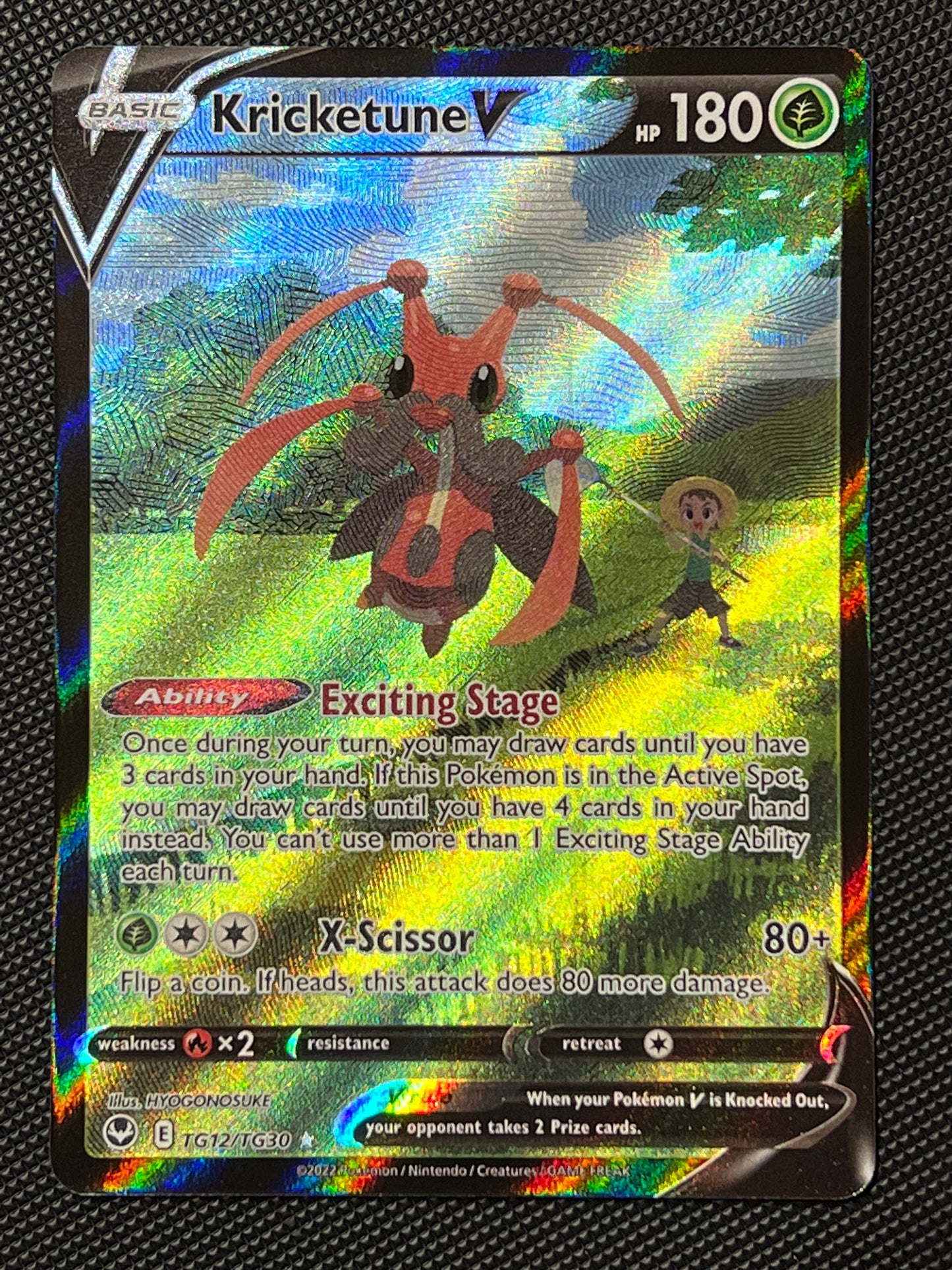 Kricketune V - TG12/TG30 Silver Tempest Rare Holo