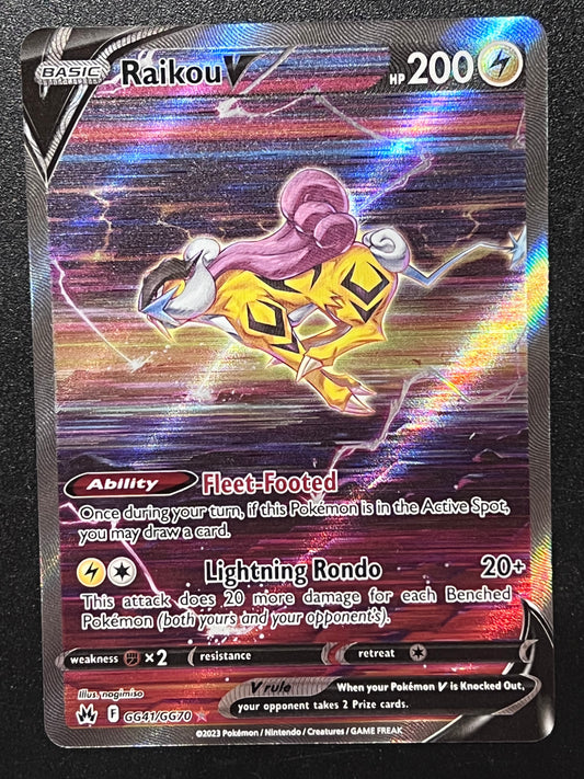 GG41/GG70 Raikou V - Pokémon Crown Zenith Ultra Rare