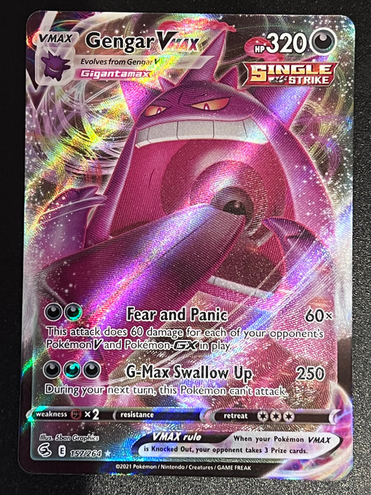 Gengar VMax - 157/264 Fusion Strike Rare Holo VMax