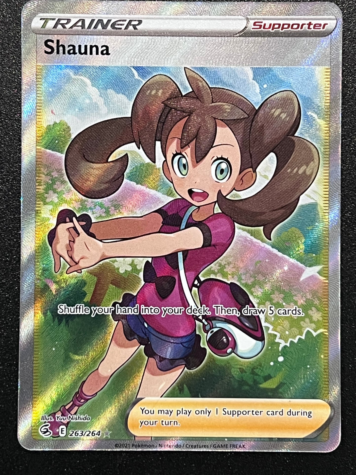 Shauna - 263/264 Fusion Strike Ultra Rare Holo Trainer