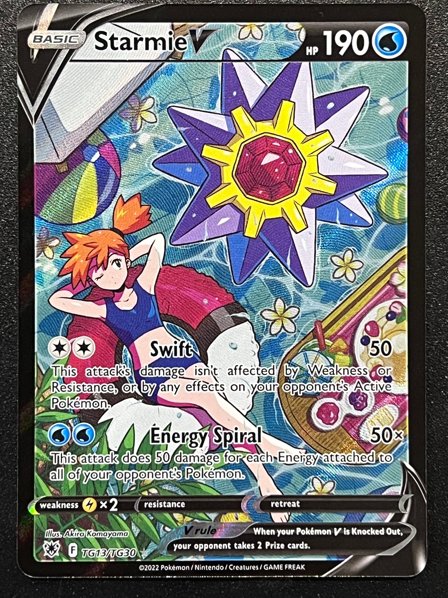 Starmie V - TG13/TG30 Astral Radiance Rare Holo