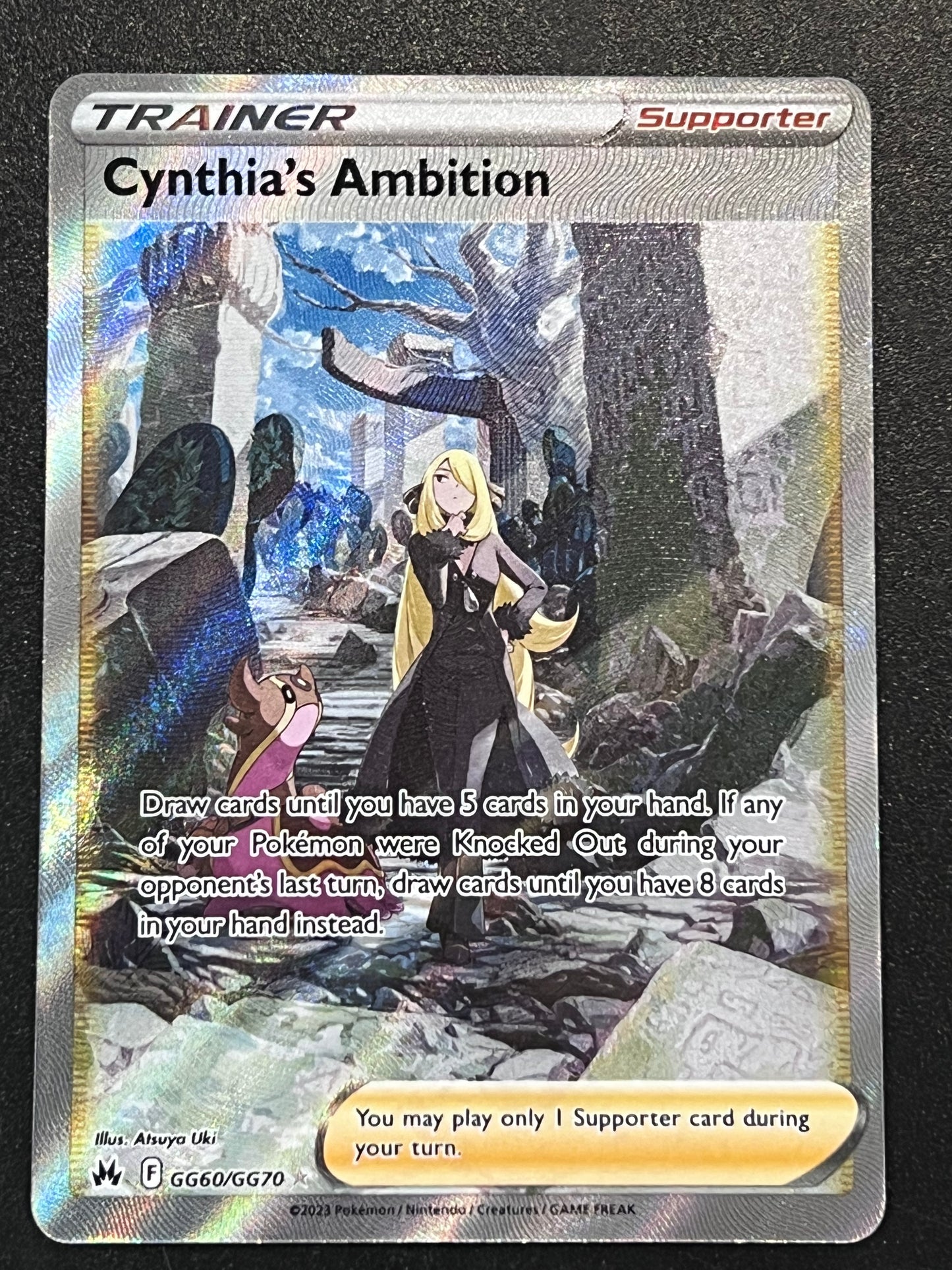 GG60/GG70 Cynthia’s Ambition - Pokémon Crown Zenith Ultra Rare