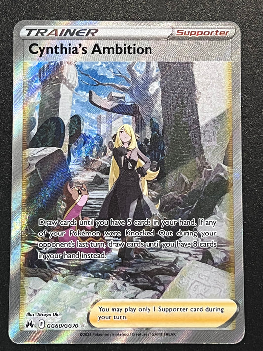 GG60/GG70 Cynthia’s Ambition - Pokémon Crown Zenith Ultra Rare