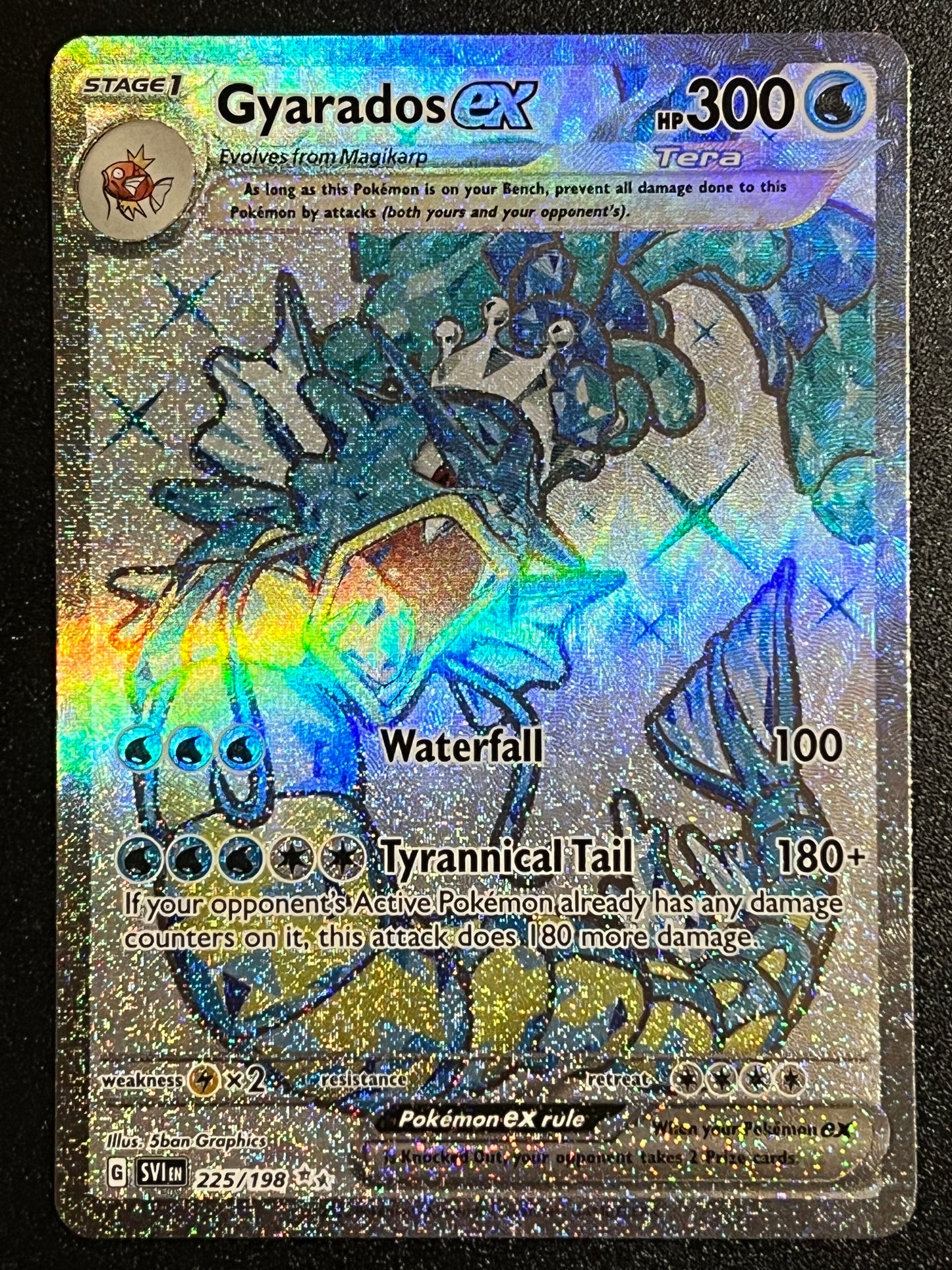 225/198 Gyarados Ex - Pokémon Scarlet/Violet Base Ultra Rare