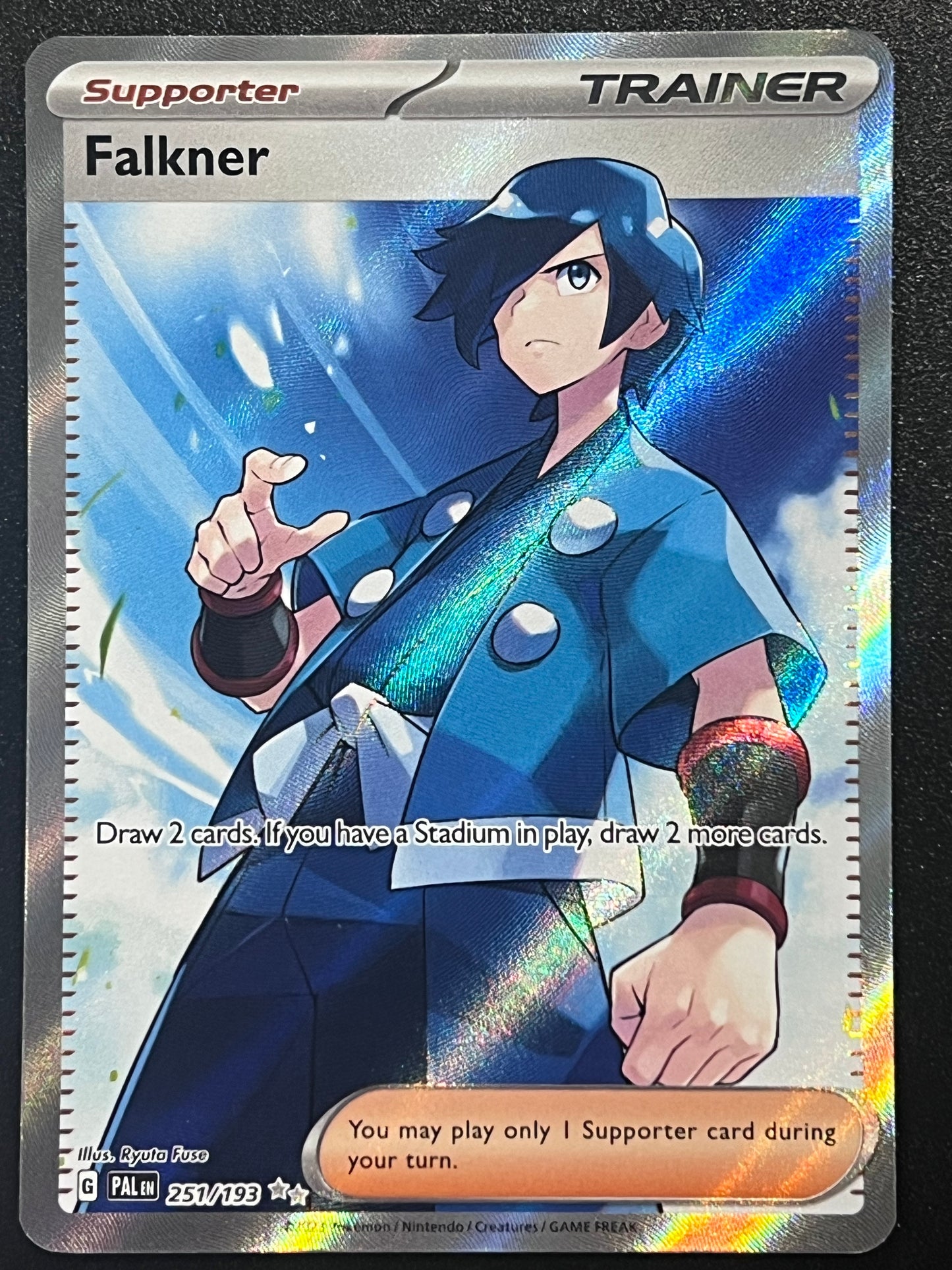 251/193 Falkner - Pokémon Paldea Evolved Ultra Rare