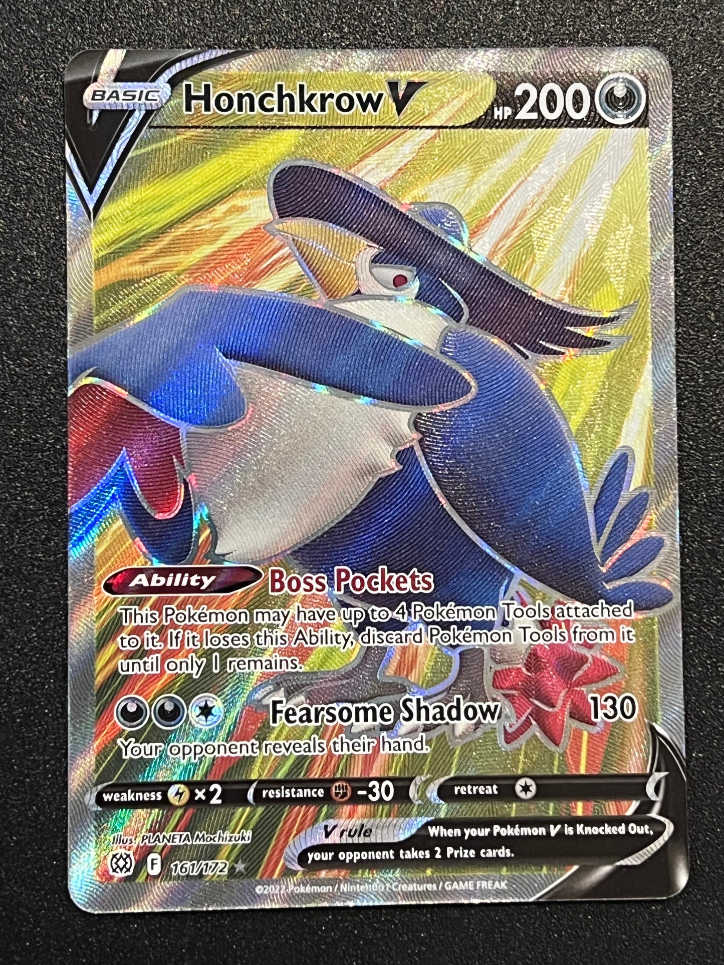 161/172 Honchkrow V - Brilliant Stars Full Art