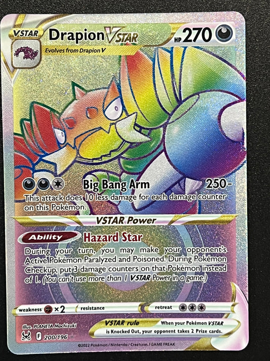 Drapion VStar - 200/196 Lost Origin Rainbow Rare