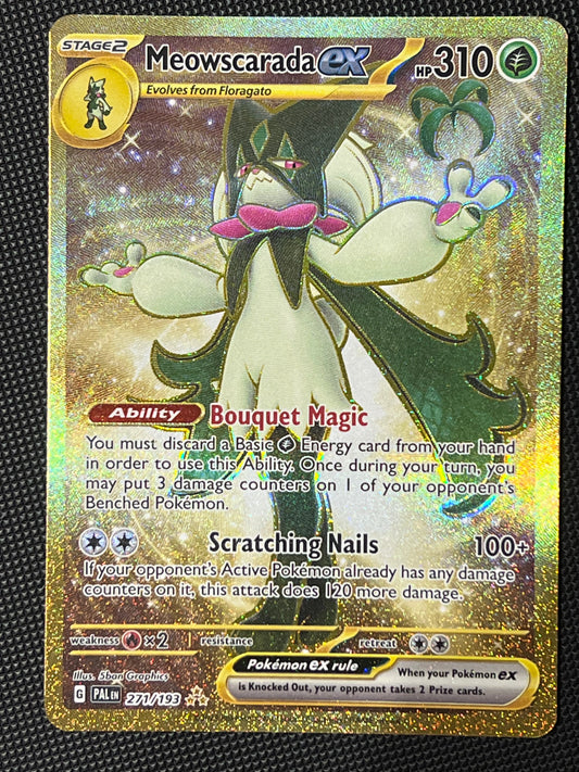 271/193 Meowscarada Ex - Pokémon Paldea Evolved Hyper Rare