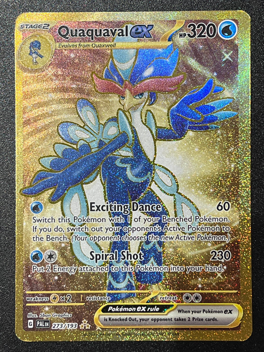 273/193 Quaquaval Ex - Pokémon Paldea Evolved Hyper Rare