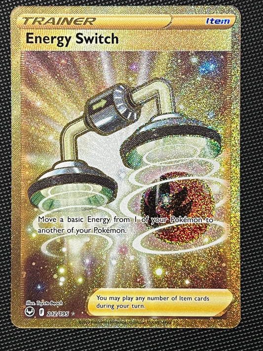 Energy Switch - 212/195 Silver Tempest Rare Secret Gold