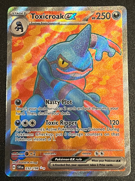 232/198 Toxicroak Ex - Pokémon Scarlet/Violet Base Ultra Rare