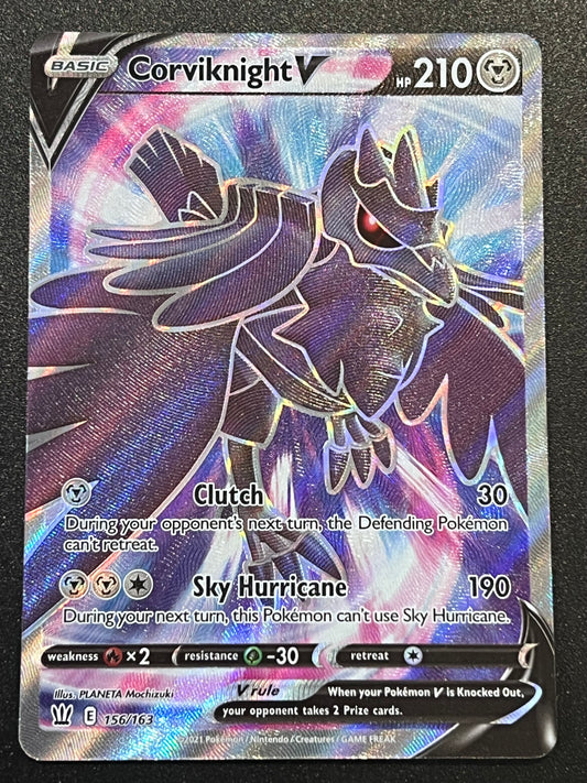 Corviknight V - 156/163 Battle Styles Full Art Rare Holo V