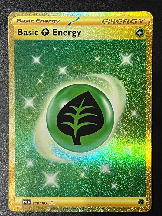 278/193 Basic Grass Energy - Pokémon Paldea Evolved Hyper Rare