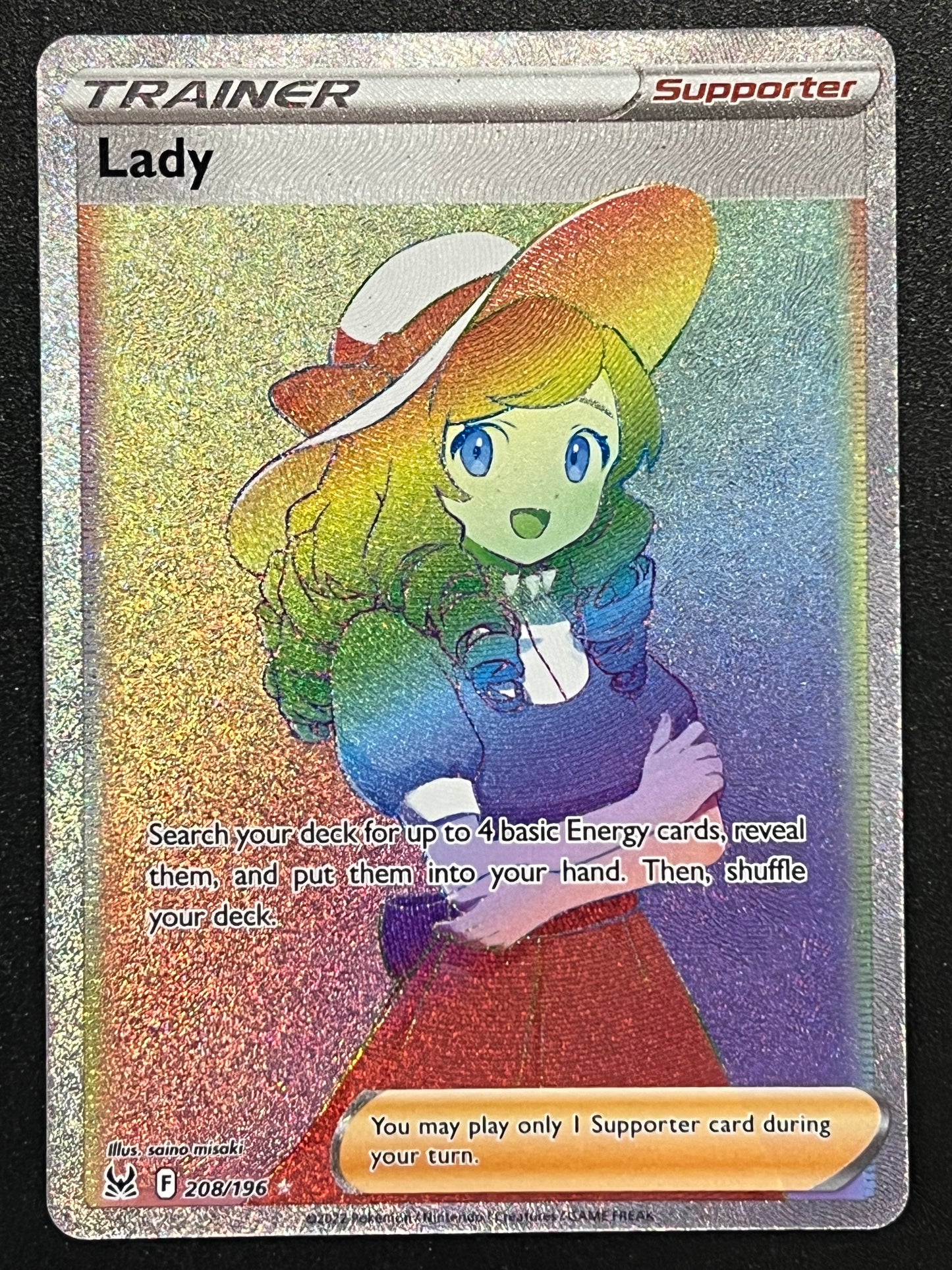 Lady - 208/196 Lost Origin Rainbow Rare