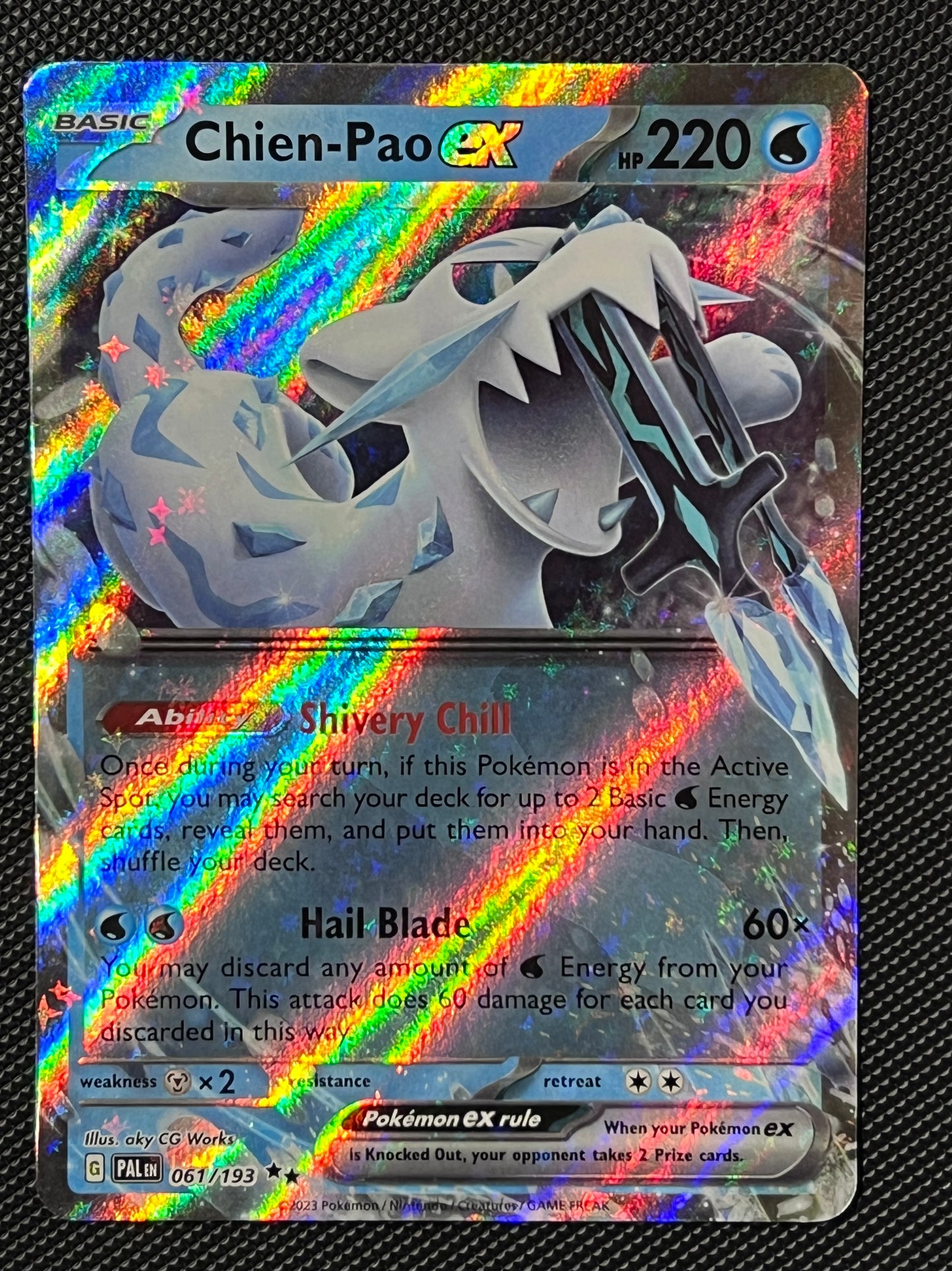 061/193 Chien-Pao Ex - Pokémon Paldea Evolved Double Rare