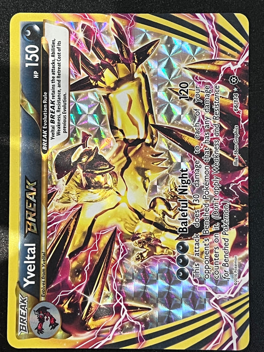 Yveltal Break - 66/114 Steam Siege Rare Holo Break