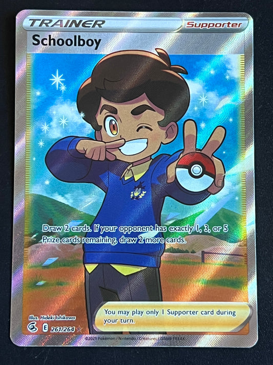 Schoolboy - 261/264 Fusion Strike Ultra Rare Holo Trainer