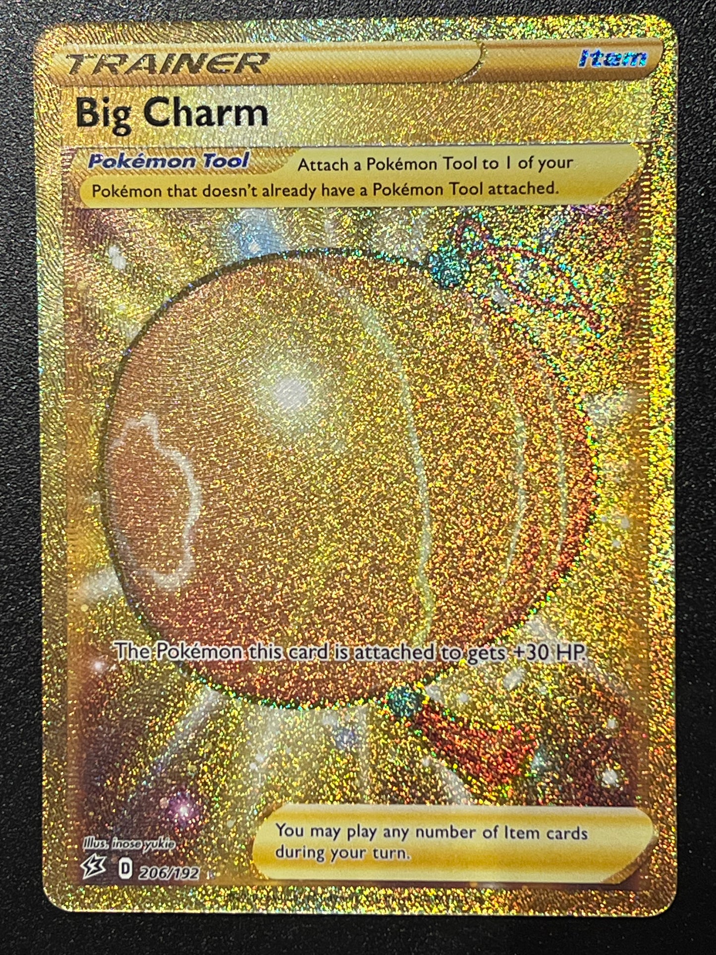 206/192 Big Charm - Pokémon Rebel Clash Gold Secret Rare