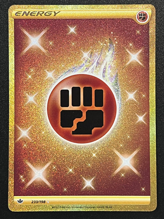 Fighting Energy - 233/198 Chilling Reign Secret Rare Holo Gold