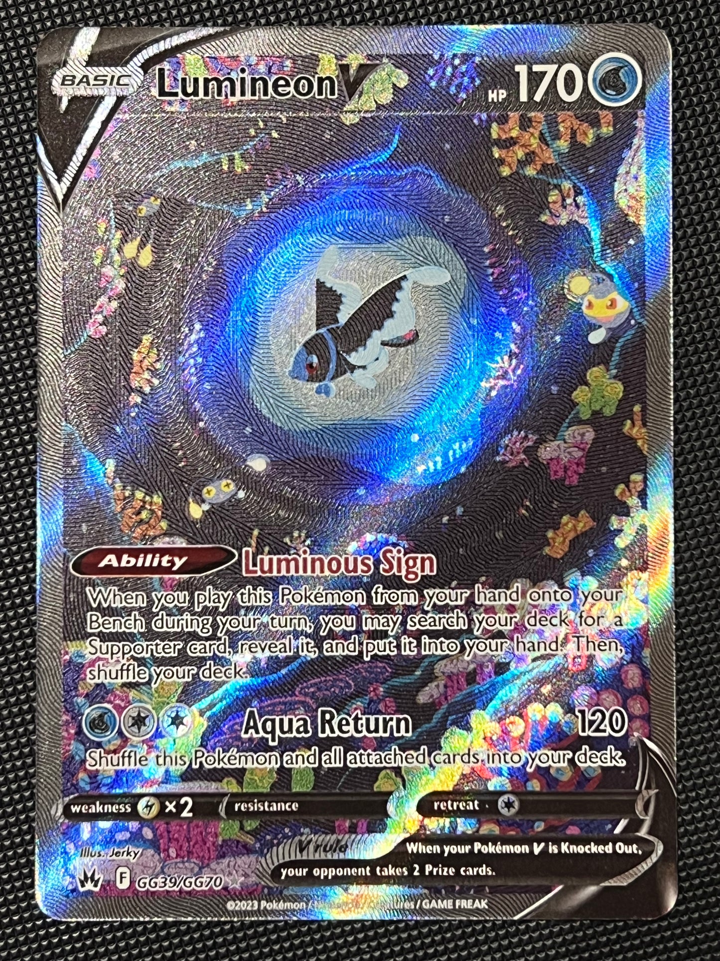 GG39/GG70 Lumineon V - Pokémon Crown Zenith Ultra Rare