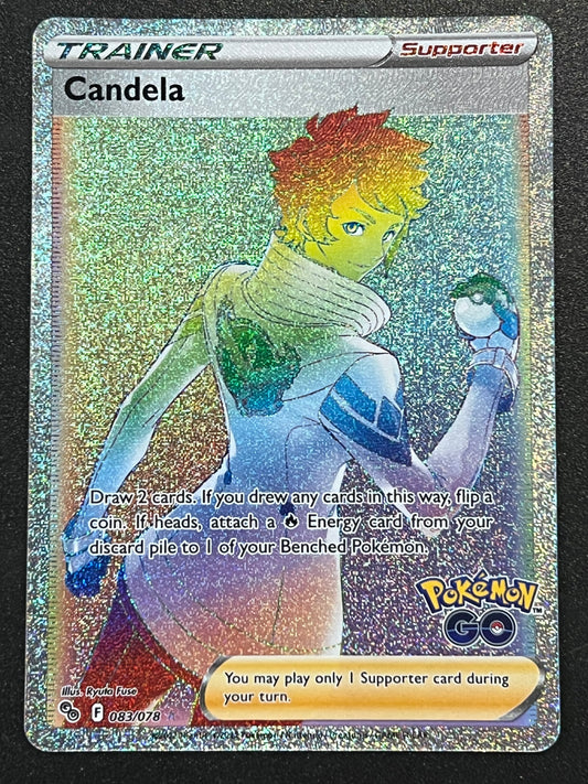 Candela - 083/078 Pokémon Go Ultra Rainbow Rare Holo V