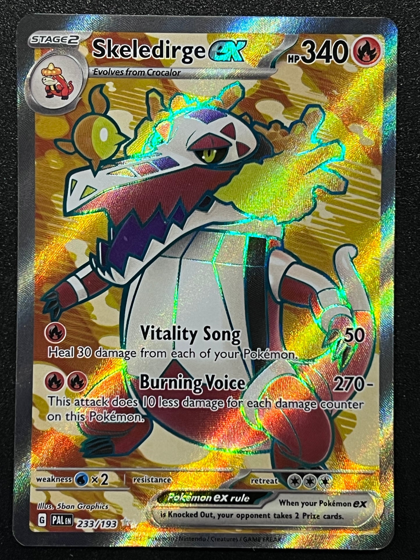 233/193 Skeledirge Ex - Pokémon Paldea Evolved Ultra Rare – Jarvvos