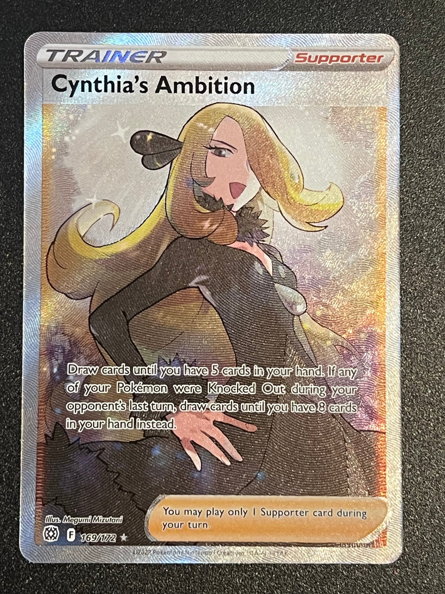 Cynthia’s Ambition - 169/172 Brilliant Stars Ultra Rare Holo