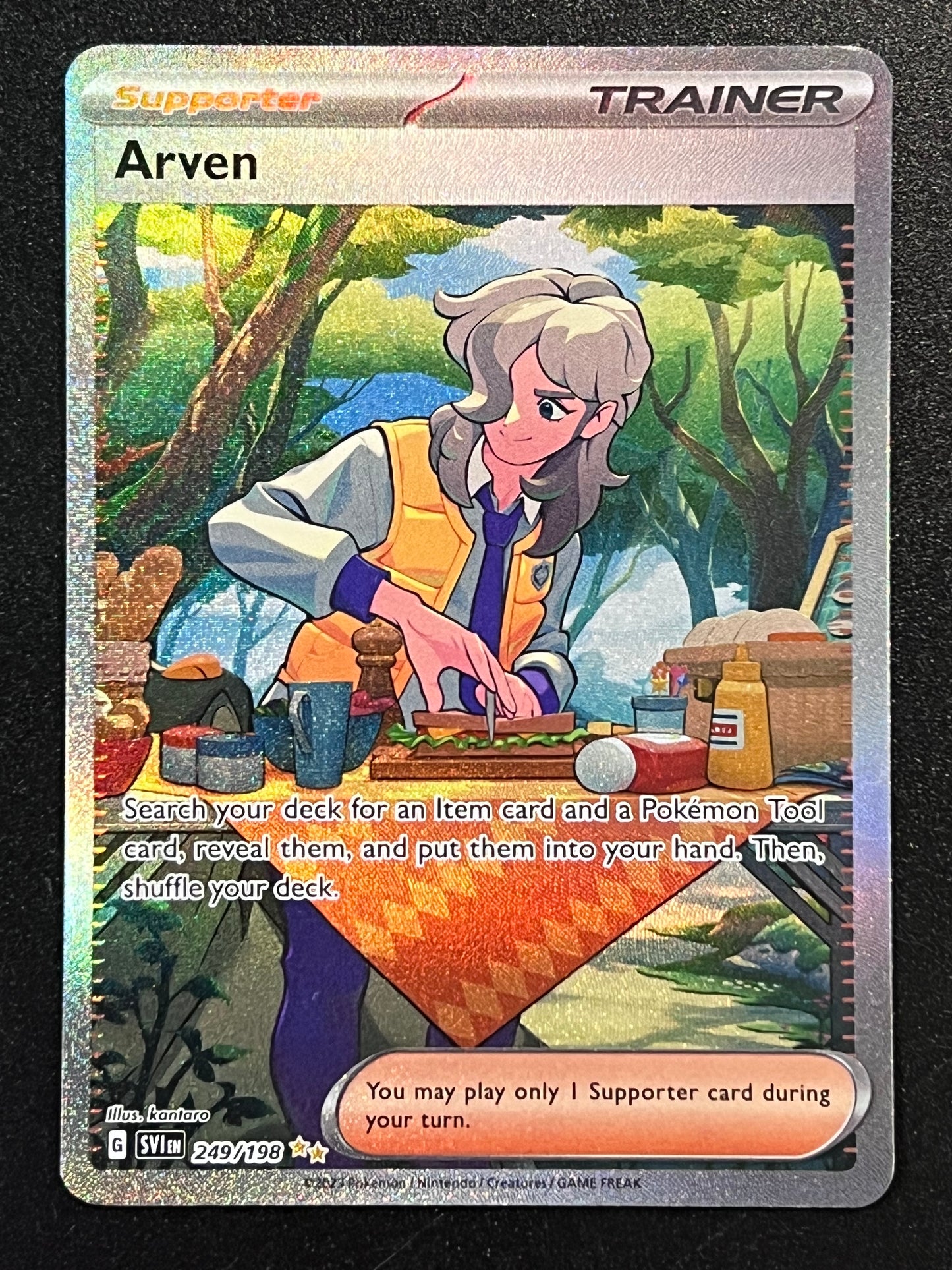 249/198 Arven - Pokémon Scarlet/Violet Base Special Illustration Rare