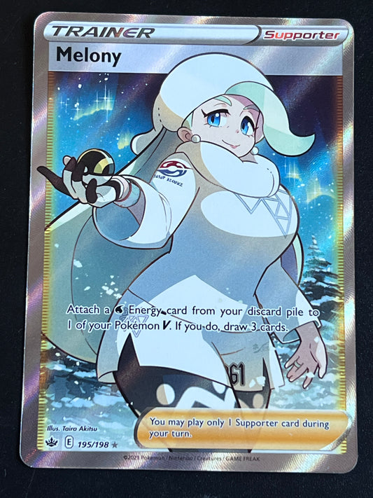 Melony - 195/198 Chilling Reign Ultra Rare Holo Trainer