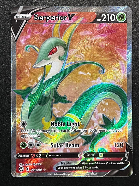 Serperior V - 170/195 Silver Tempest Ultra Rare Full Art Holo