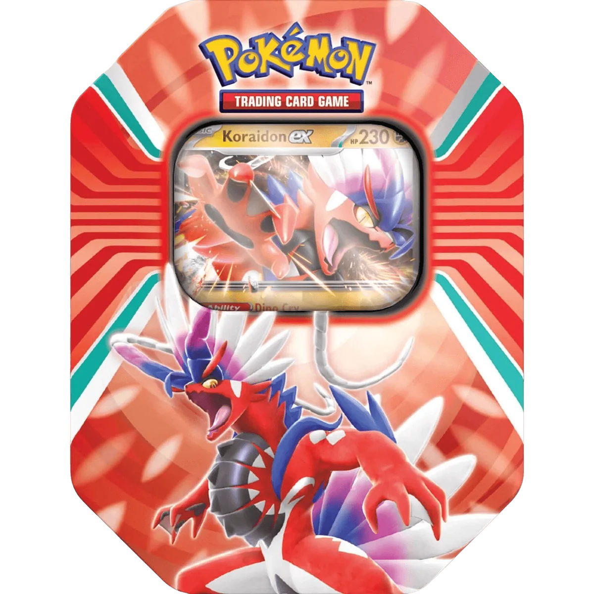 Pokémon TCG: SV02 - Paldea Legends Tin (Koraidon)