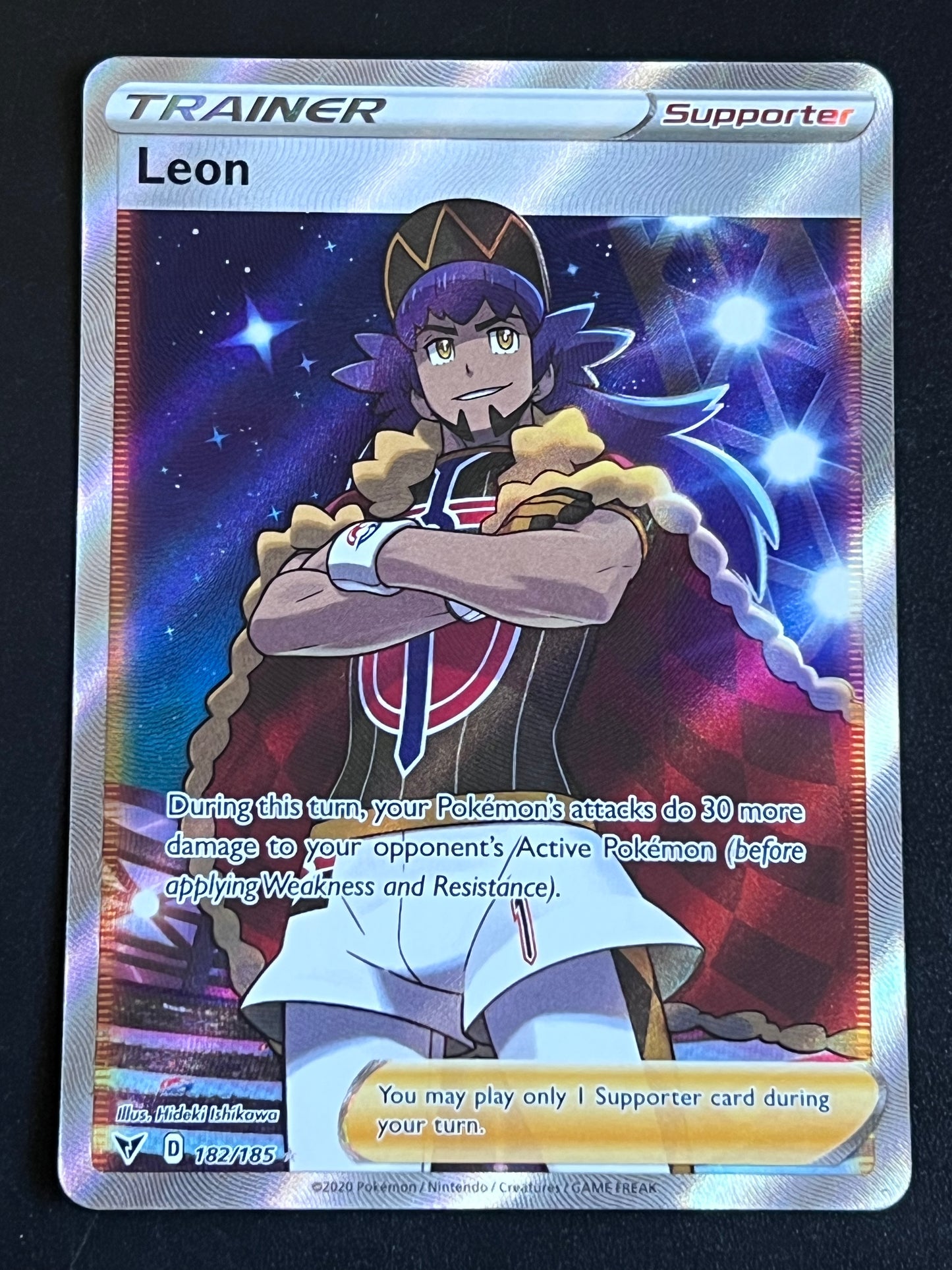 182/185 Leon - Pokémon Vivid Voltage Full Art