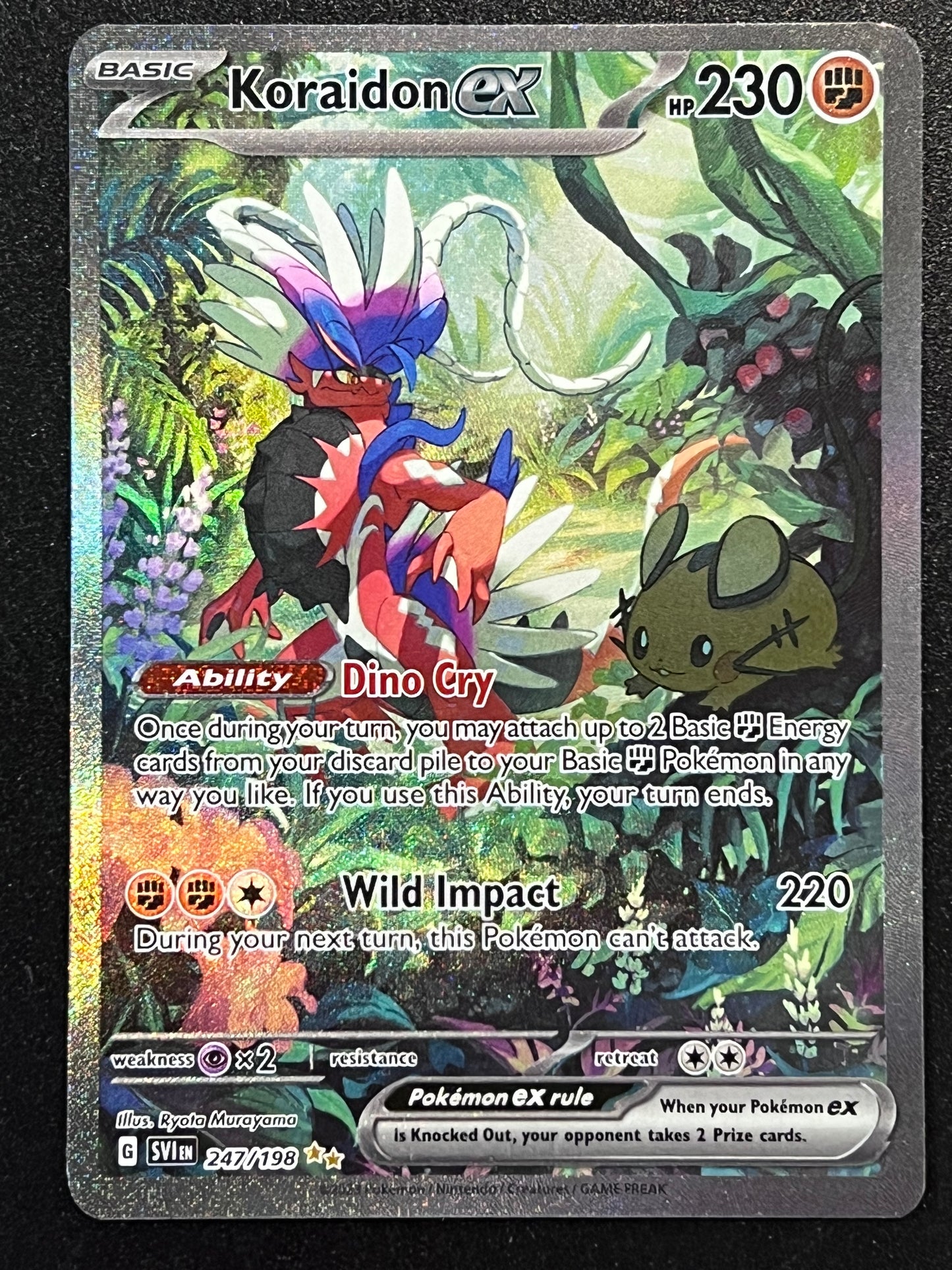 247/198 Koraidon ex - Pokémon Scarlet/Violet Base Special Illustration Rare