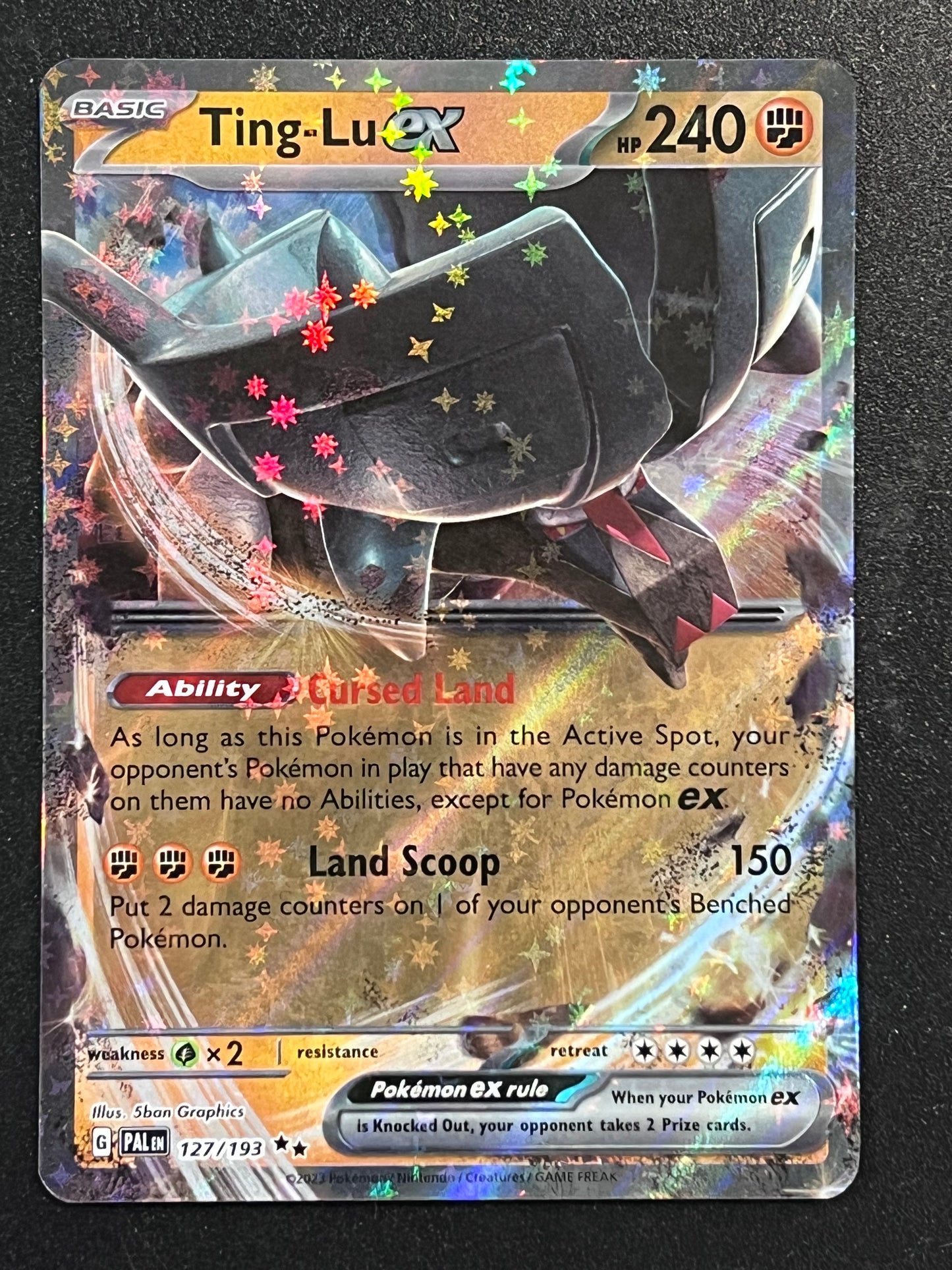 127/193 Ting-lu Ex - Pokémon Paldea Evolved Double Rare