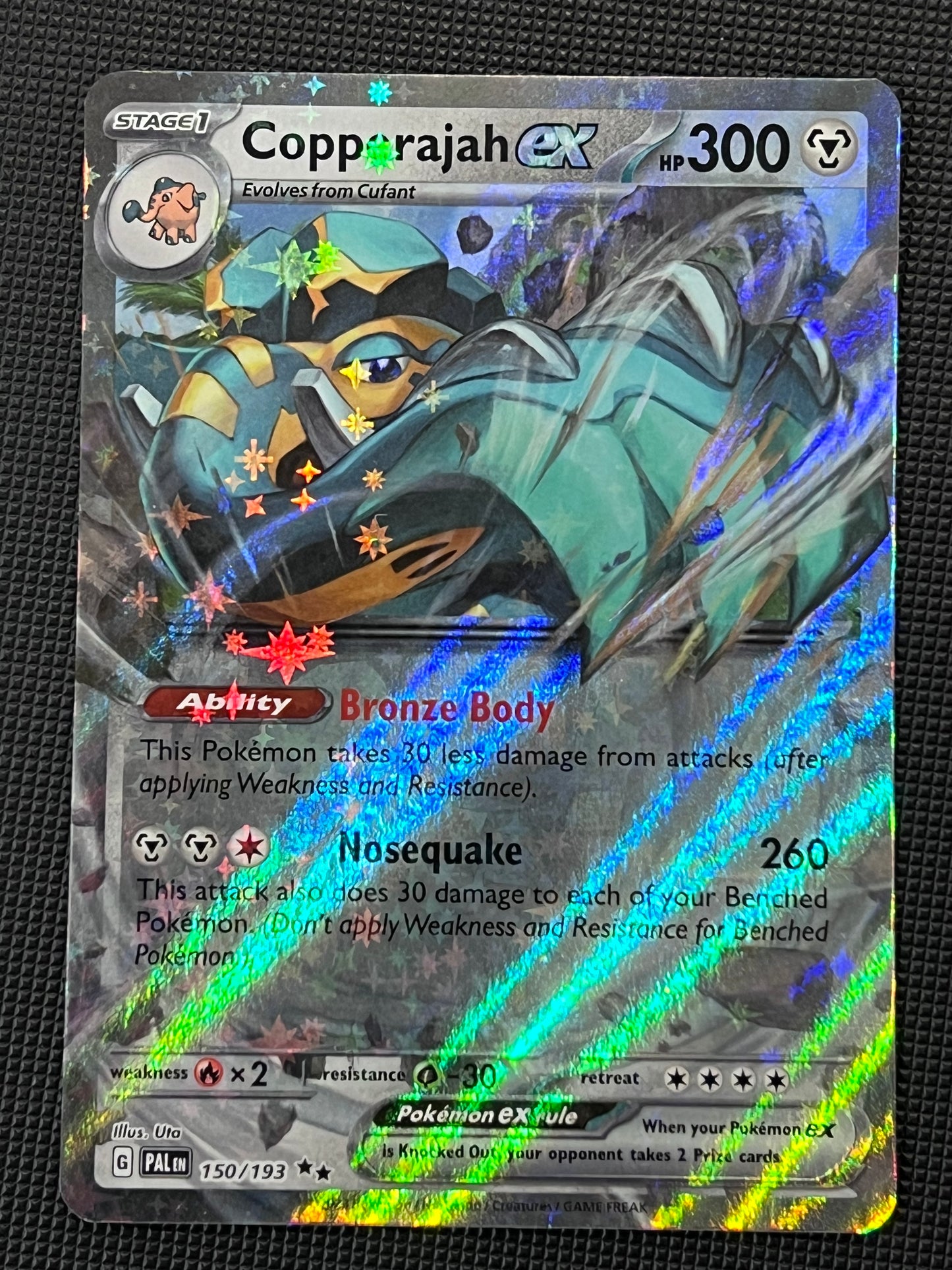 150/193 Copperajah Ex - Pokémon Paldea Evolved Double Rare