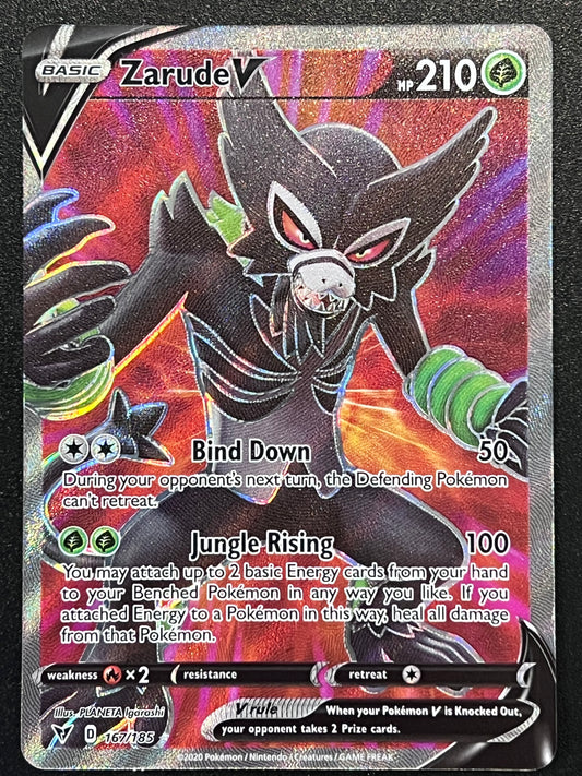 167/185 Zarude V - Pokémon Vivid Voltage Full Art