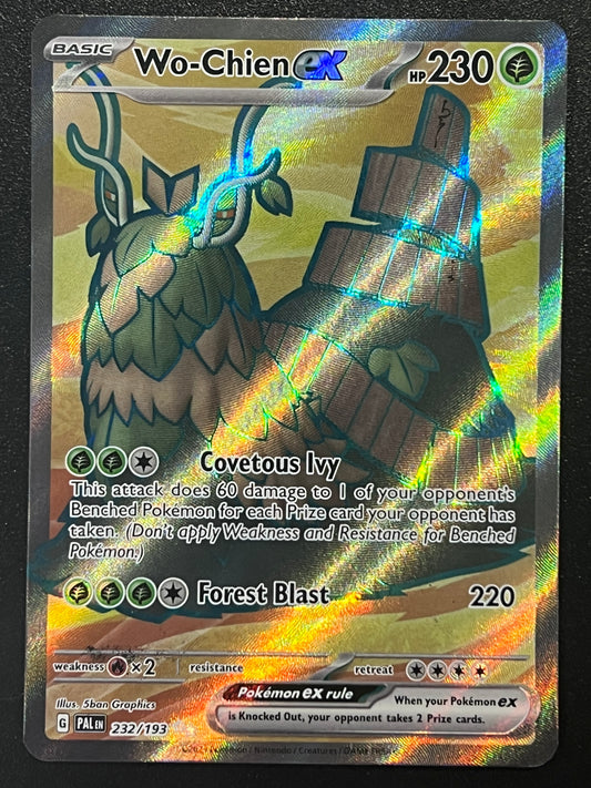 232/193 Wo-Chien Ex - Pokémon Paldea Evolved Ultra Rare